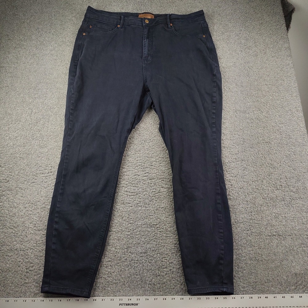 Judy Blue Jeans Sz 20W Black Garment Skinny High Waisted EUC